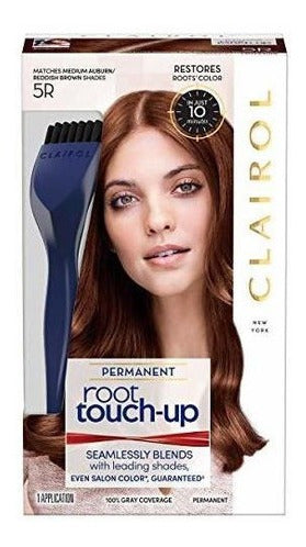 Clairol Nice N Easy Root Touch Up, Castaño Rojizo Medio