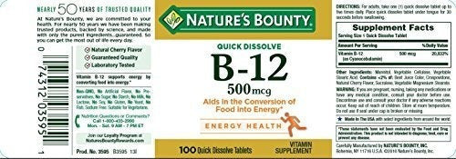Suplemento De Vitamina B12