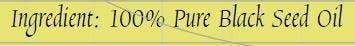 Aceite De Semilla Negra Pura de 16 Onzas