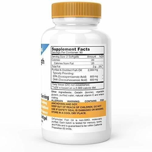 Drformulas Pastillas Sin Eructos De Aceite De Pescado Omega