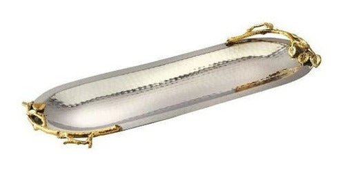 Bandeja ovalada de acero inoxidable