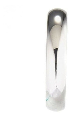 Anillo 5mm Blanco Carburo De Tungsteno Pulido