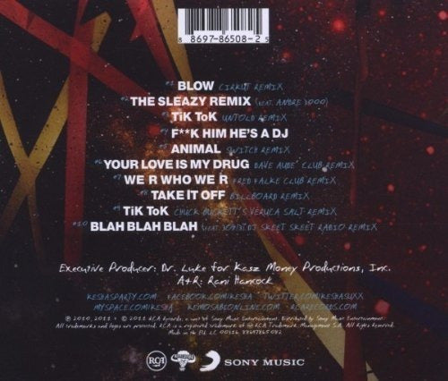 CD de audio Kesha I am the dance commander The Remix