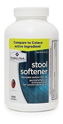 Miembro Mark Ablandador de heces Docusate Sodium 100mg