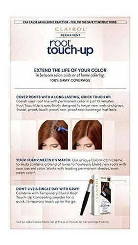 Clairol Nice N Easy Root Touch Up, Castaño Rojizo Medio