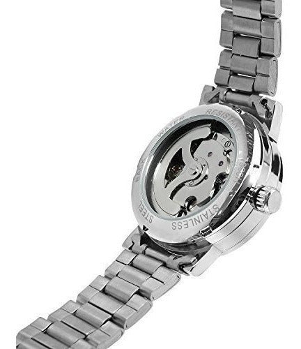 Reloj De Pulsera Para Mujer Color Plateado