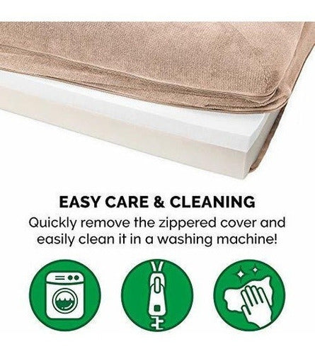 Cama Para Perros Furhaven | Memory Foam Faux Fleece