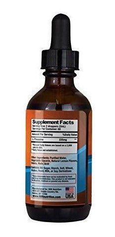 Max Absorción, L-teanina Líquida 225 Mg Por Porción, 4