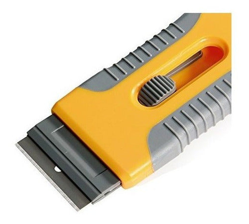 Cuchillo de utilidad para quitar pegantinas + 10 hojillas