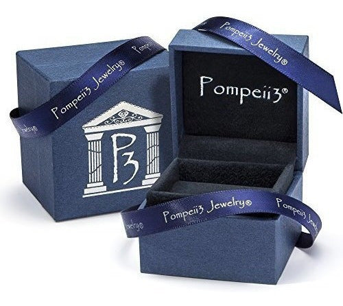 Anillo de oro blanco de 14K y diamantes de 2k