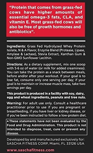 Suero hidrolizado de proteína aislada