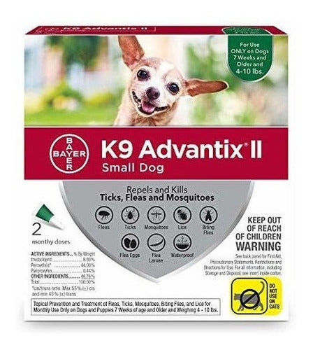 Prevención De Pulgas, Garrapatas Bayer K9 Advantix Ii