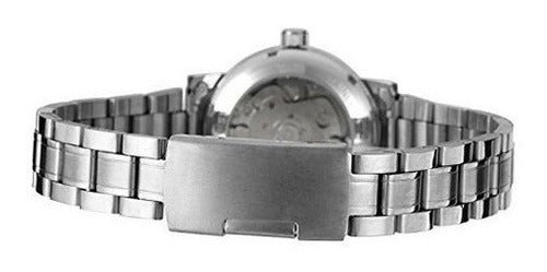 Reloj De Pulsera Para Mujer Color Plateado