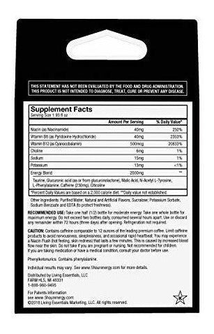 Suplemento Energético Extra Fuerte De 5 Horas, de Baya