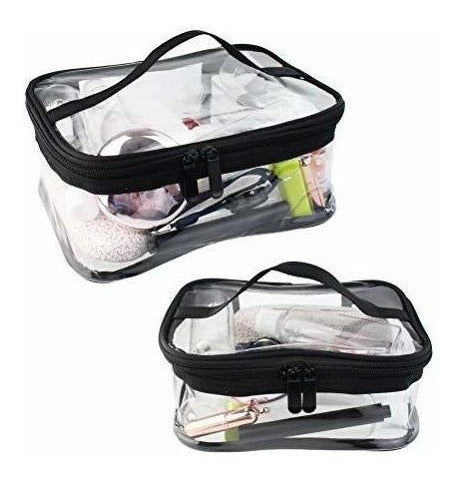 Wobe 2 Pack Bolsa De Maquillaje Transparente Portátil