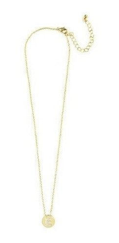Collar Colgante Dorado De La Letra Inicial