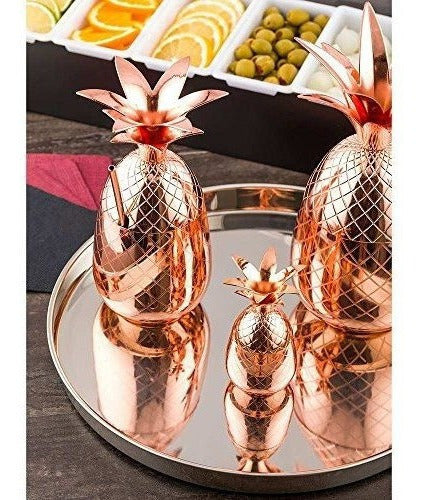 Bandeja Redonda Para Servir De Acero Inoxidable De 12