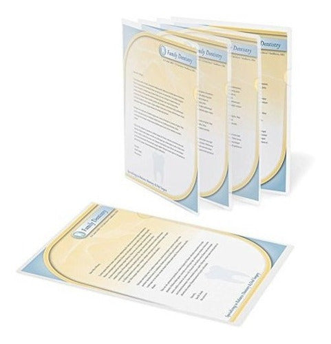 Poly Project Ver Carpetas, Tamaño Carta, Claro,