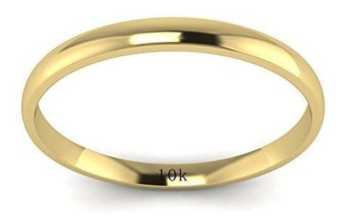 Anillo de bodas pulido Banda simple