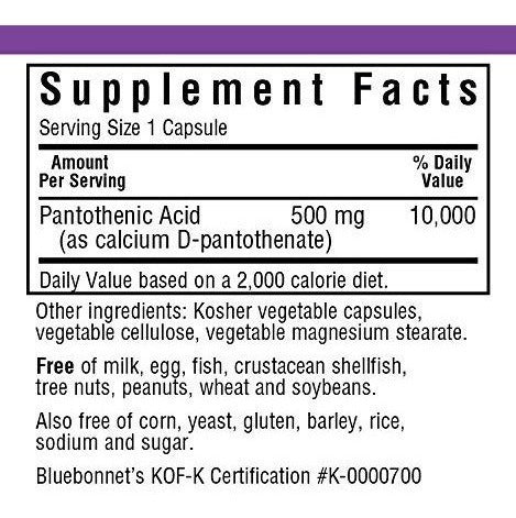 Cápsulas vegetales de 500 mg