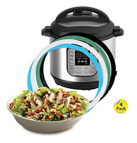 Paquete De 4 Anillos De Sellado De Silicona