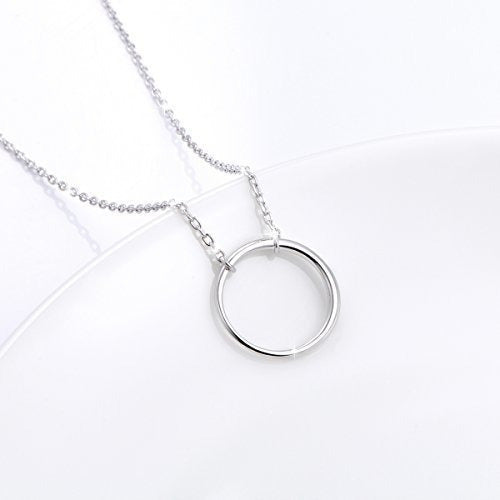 Collar de plata esterlina