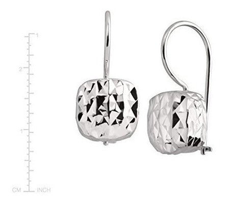 Aretes Colgantes en plata de ley texturizada