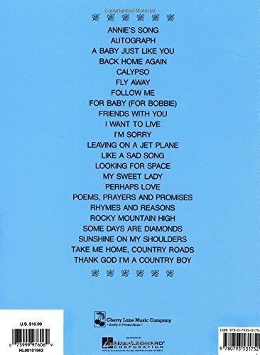 libro Los grandes éxitos de John Denver