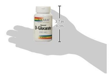 Solaray D-glucarato, 200 mg, 60 unidades