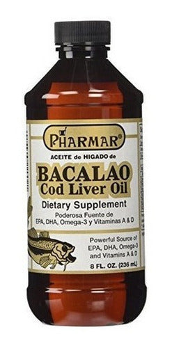 Aceite De Higado De Bacalao 8 Oz.