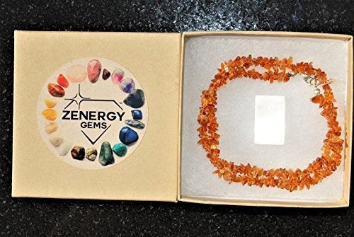 Charged 18 Collar De Cristal De Cuarzo Premium Citrine