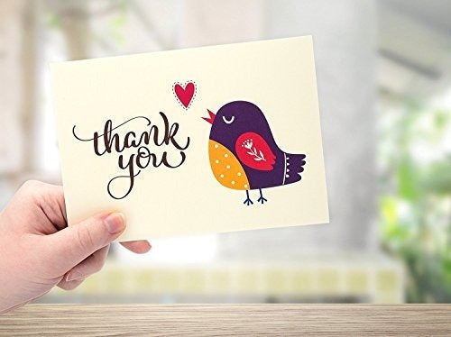 Tarjetas De Agradecimiento De Tinta De Chispa