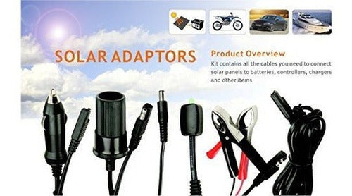 Cable De Extensión Solar Conectores Sae De 16 Pies