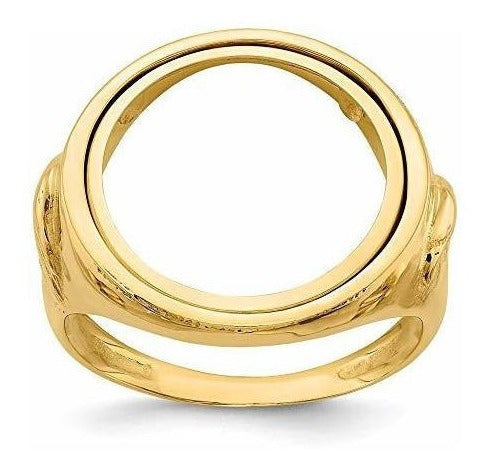Anillo De Oro Amarillo De 14k 1/10