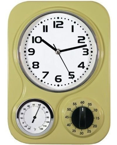 Reloj De Cocina Con Temperatura