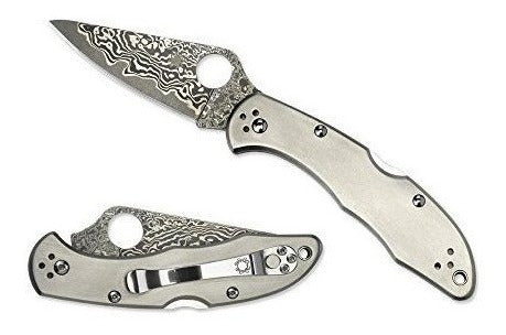 Cuchillo plegable con hoja de acero plana de 2.9