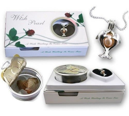 Kit De Collar De Ostras Perla Cultivada De Perla