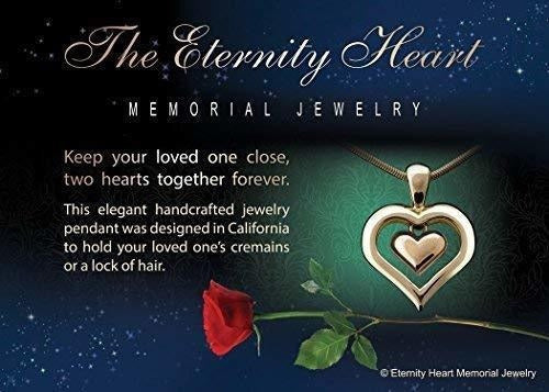 The Eternity Heart Oro 18kt Acabado Cremación Joyas Urna