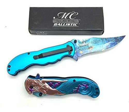 Cuchillo táctico de caza de bolsillo abierto para exteriores