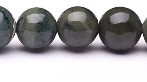 Cuentas De Jade Negro En Forma De Corazón