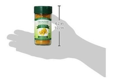 Tierra De Raíz De Cúrcuma De Frontier, Botella De 1.92 Onzas