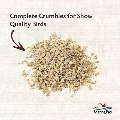 Manna Pro Gamebird Showbird Se Desmorona, 5 libras