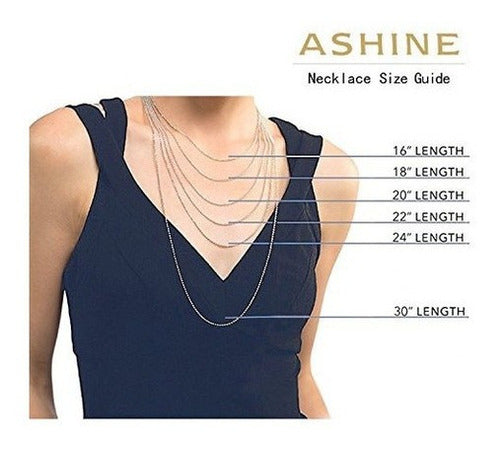 24 Pulgadas Collar De Cadena De Caja De 0.8 Mm 925 Collar