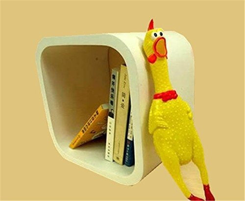 Poplay Pollo De Goma pollo Exprimido, Novedad De La Broma,