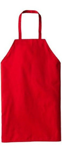Delantal Estándar Para Babero, Rojo.