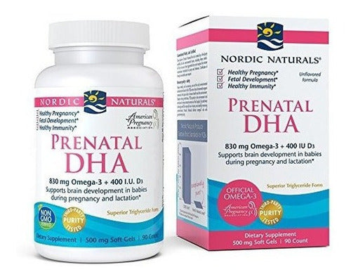 Nordic Naturals - Dha Prenatal, Apoya El Desarrollo Cerebral