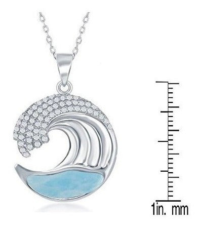 Collar colgante Plata de ley de alta polaco