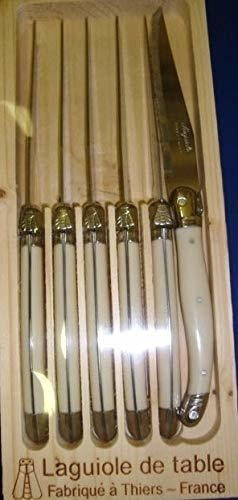 Juego De Cuchillos Para Carne Jean Dubost Laguiole