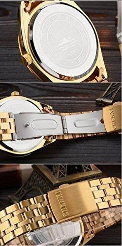 Reloj de pulsera para pareja, de acero inoxidable