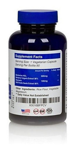 Suplemento Complejo De Berberina 500 Mg Hcl